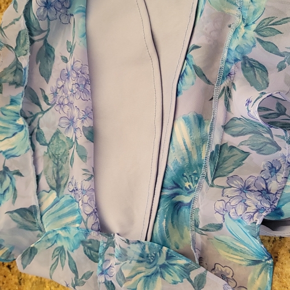 Vintage Positive Attitude Floral Dress - SZ 12 - Picture 8 of 9